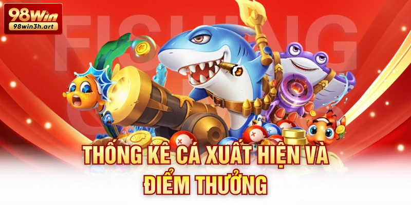 Thống kê cá xuất hiện và điểm thưởng